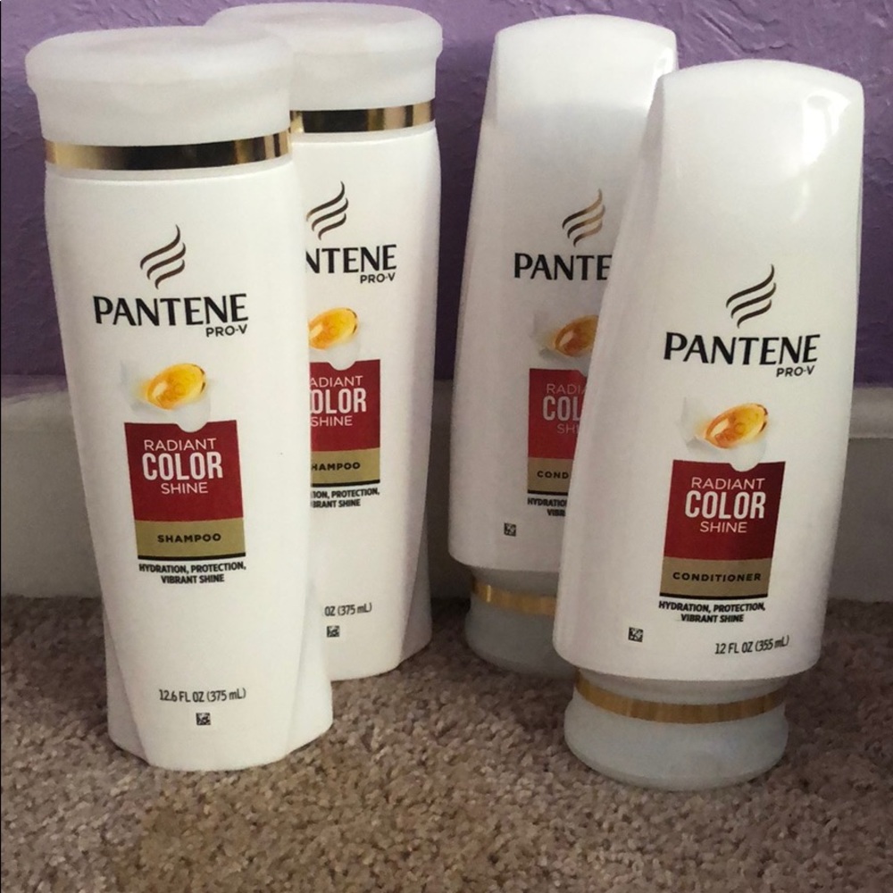 Pantene shampoo and conditioner
